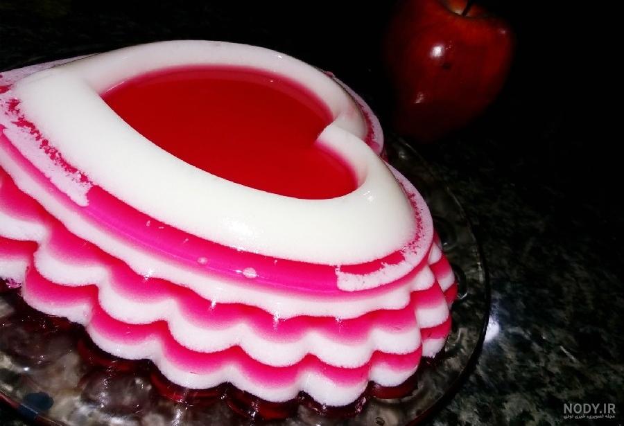 ژله حبابدار قلبی ژله حبابدار قلبی