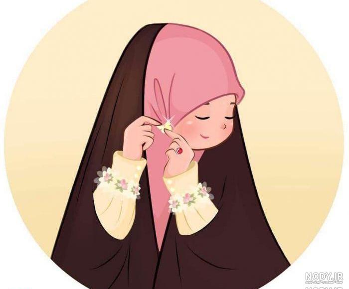 عکس دخترانه باحجاب فانتزی برای پروفایل