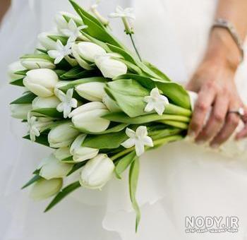 عکس دسته گل عروس و داماد