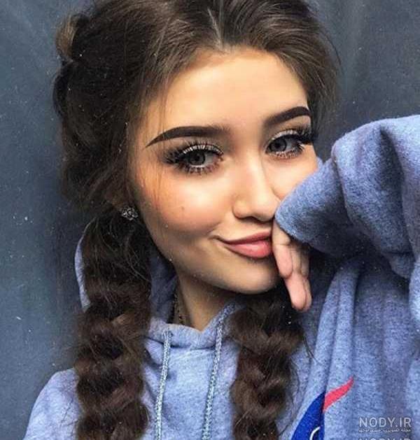 ژست عکاسی دخترانه در طبیعت ژست عکاسی دخترانه در طبیعت