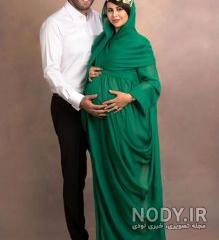 عکس الهام حمیدی در بارداری