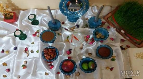 عکس سفره هفت سین ساده عکس سفره هفت سین ساده