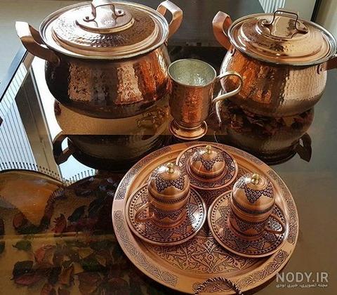 عکس ظروف مسی عکس ظروف مسی