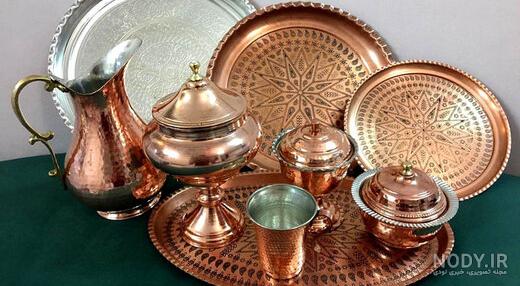 عکس ظروف مسی شیک عکس ظروف مسی شیک