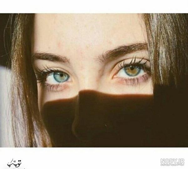 عکس فیک چشم سبز