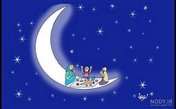 عکس ماه طبیعی