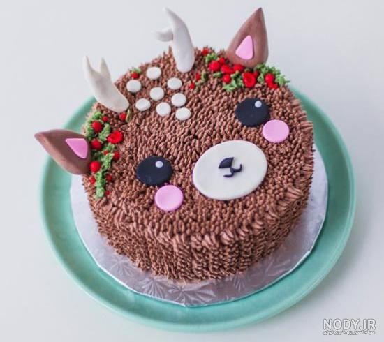 عکس کیک تولد دخترانه حیوانات