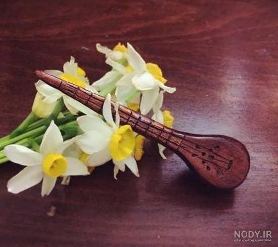 عکس گل نرگس در برف عکس گل نرگس در برف