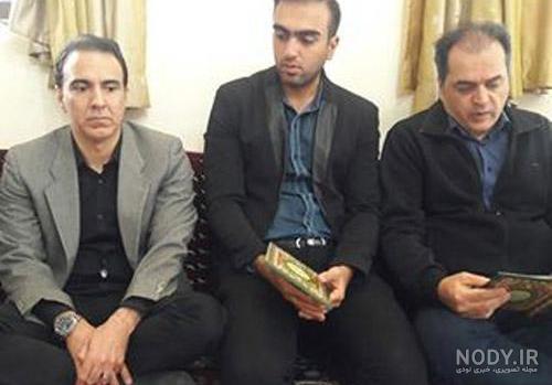 محمدرضا احمدی و دخترش