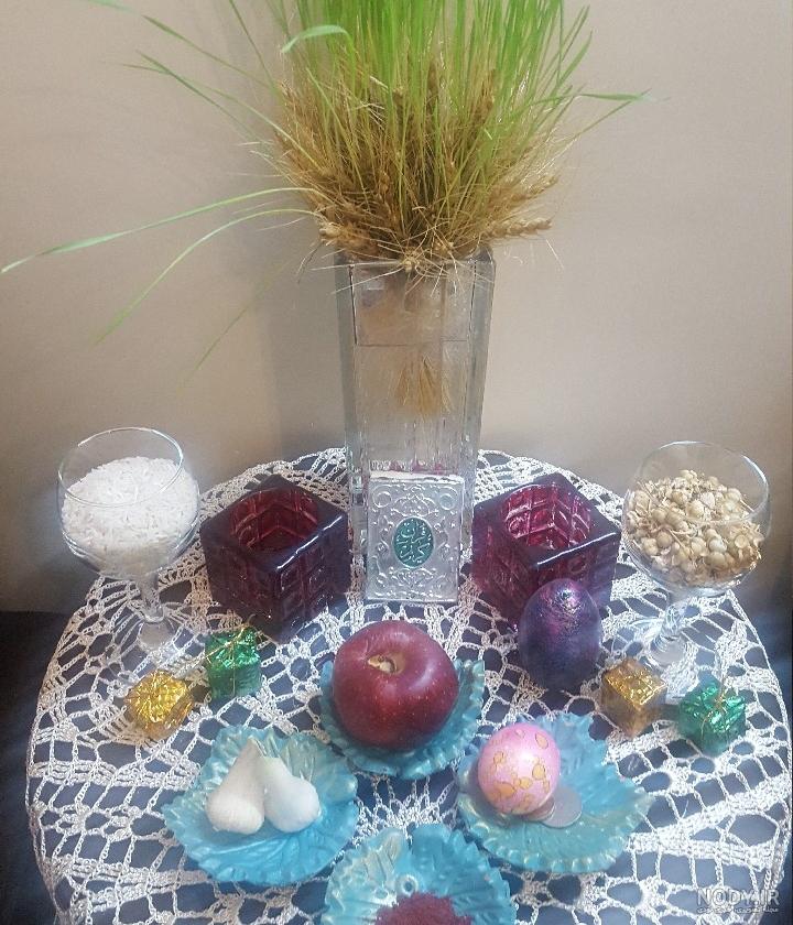 نقاشی سفره هفت سین ساده نقاشی سفره هفت سین ساده