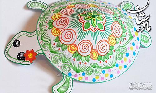 کاردستی لاک پشت با بطری نوشابه