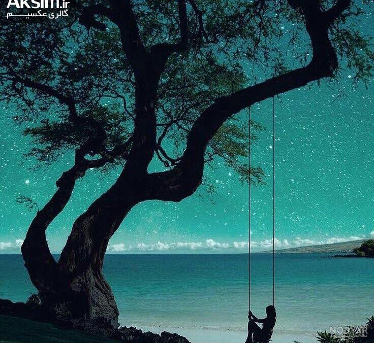 عکس دختر تنها بدون متن