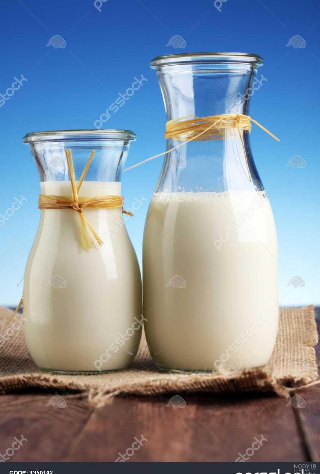 عکس شیر لبنیات