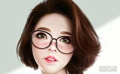 عکس های فانتزی دختر صورتی