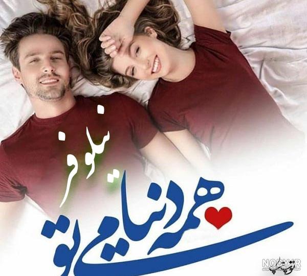 عکس کیک تولد به اسم نیلوفر عکس کیک تولد به اسم نیلوفر
