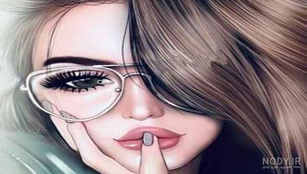 نقاشی دخترانه زیبا و آسان