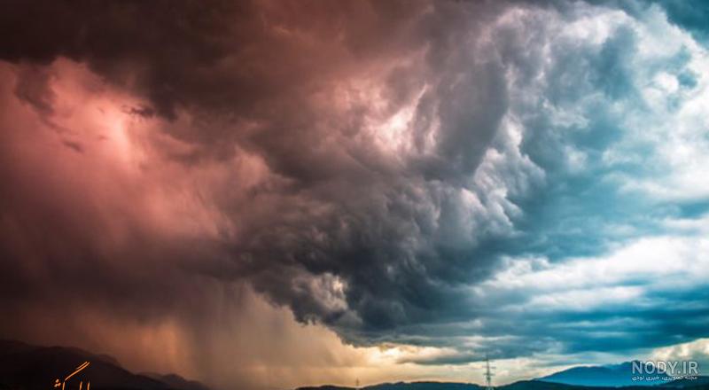 عکس آسمان ابری و سیاه عکس آسمان ابری و سیاه