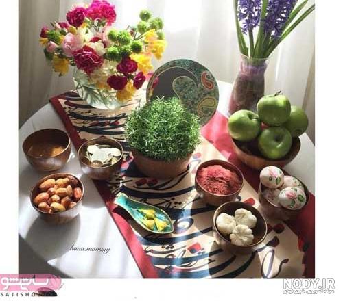 عکس سفره هفت سین فانتزی عکس سفره هفت سین فانتزی