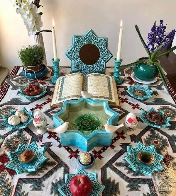 عکس سفره هفت سین کارتونی عکس سفره هفت سین کارتونی