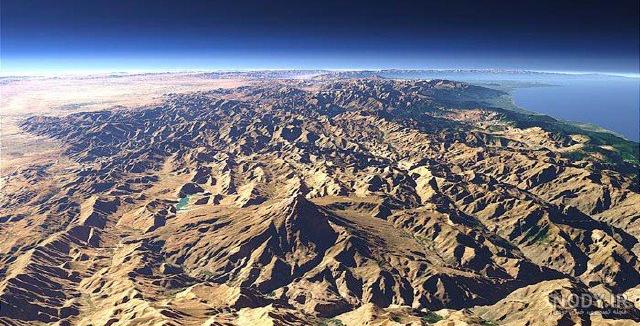 عکس هوایی دماوند