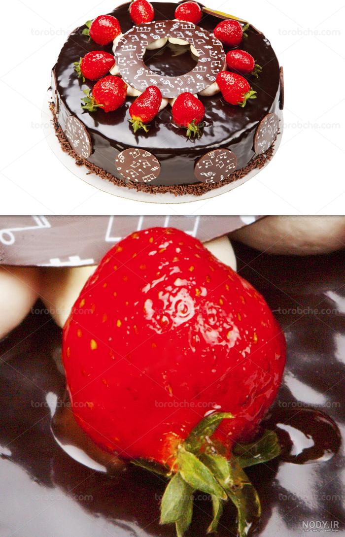 عکس کیک شکلاتی خوشگل