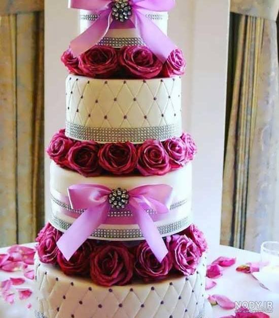 عکس کیک چند طبقه زیبا