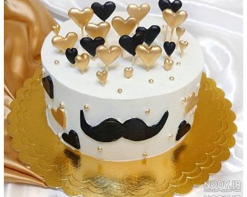 کیک تولد ساده و زیبا کیک تولد ساده و زیبا