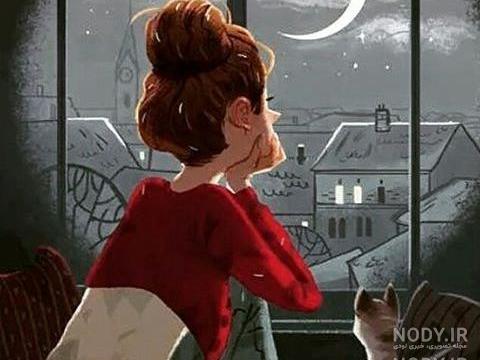 عکس دختر غمگین جدید