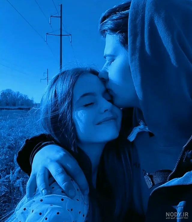 عکسهای عاشقانه آبی