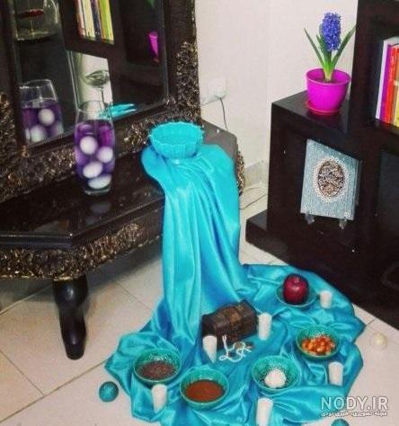 تزیین سفره هفت سین ساده