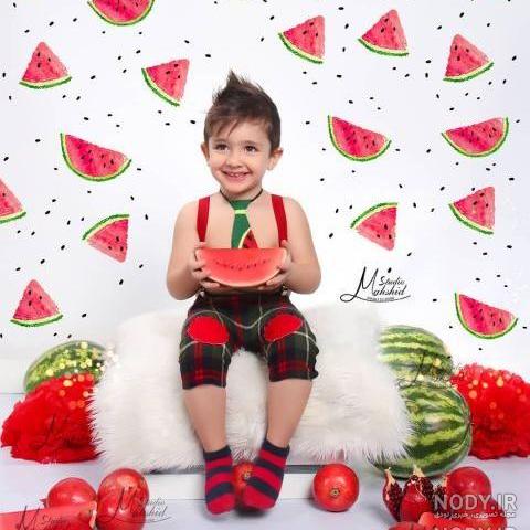 عکس آتلیه شب یلدا عروس