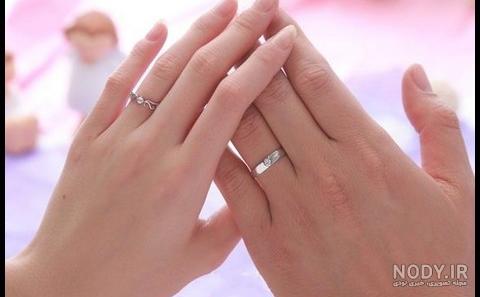 عکس حلقه ازدواج جفت