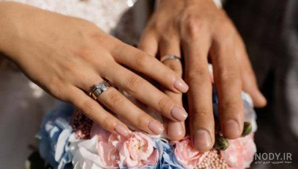 عکس حلقه ازدواج جفت