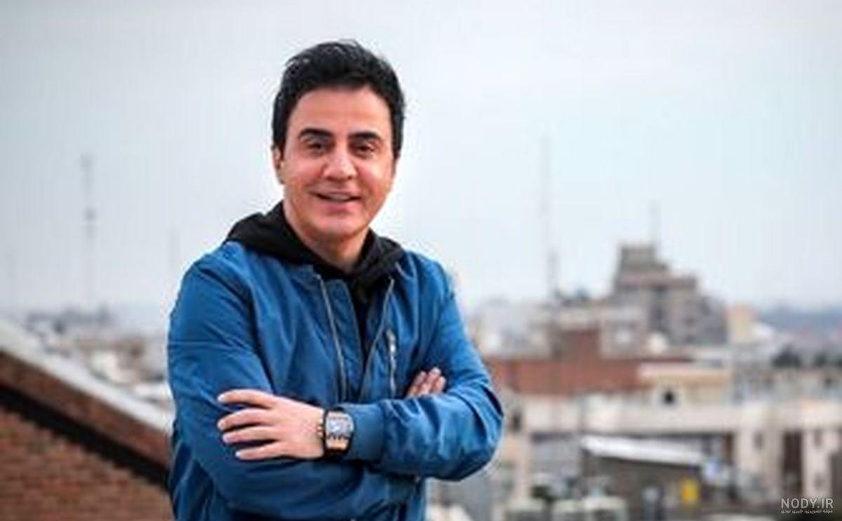 عکس داریوش فرضیایی با زنش