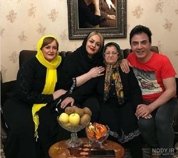 عکس داریوش فرضیایی و مادرش
