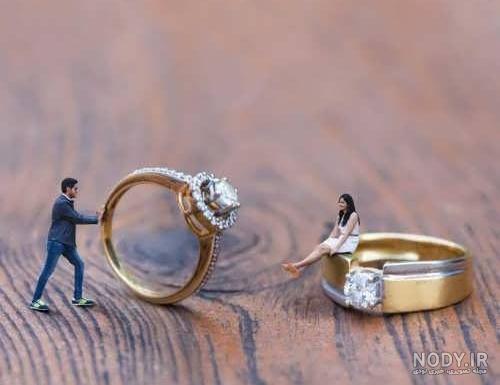 عکس دوتا حلقه ازدواج