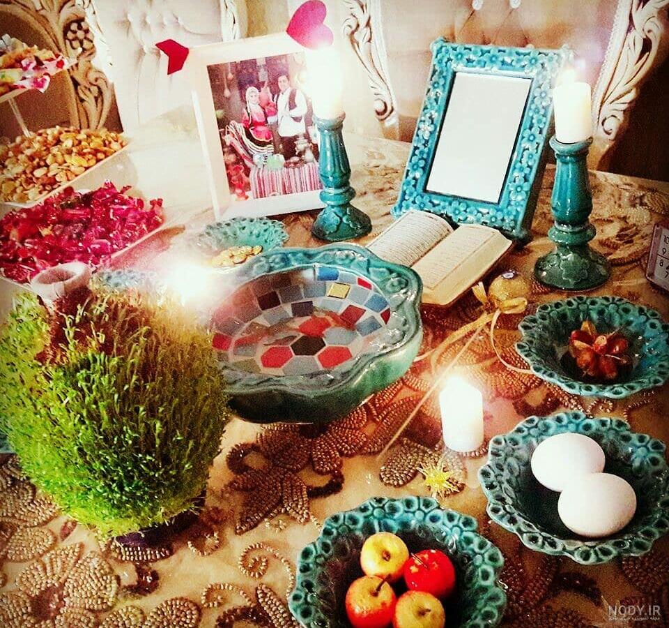 عکس سفره هفت سین ساده و شیک