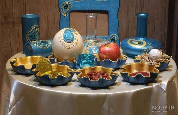 عکس سفره هفت سین لاکچری