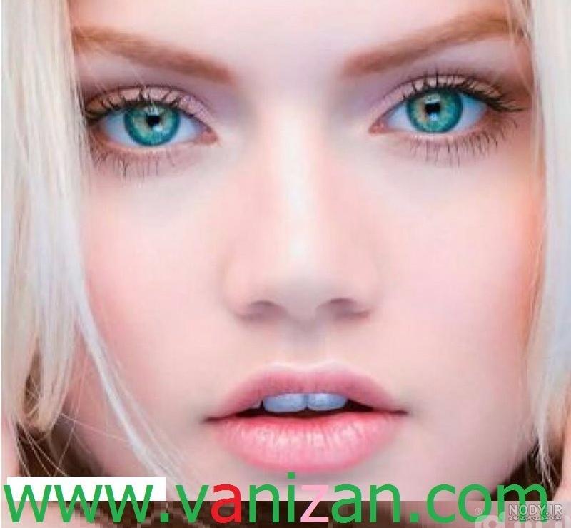عکس چشم آبی فیروزه ای عکس چشم آبی فیروزه ای