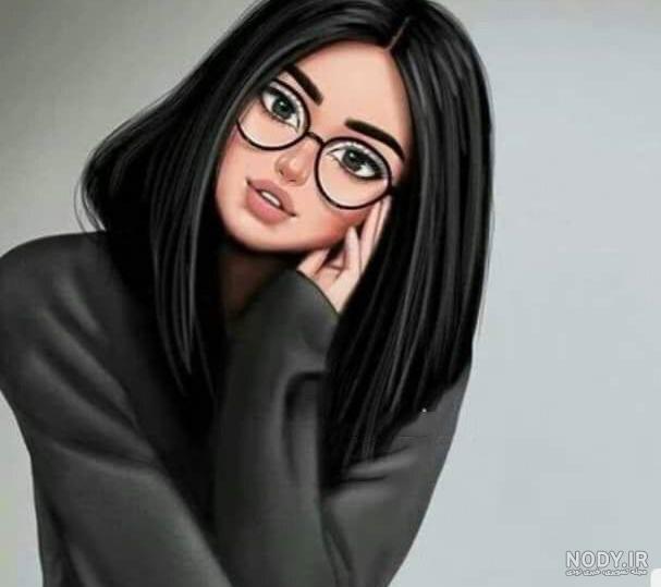 عکس دختر چینی برای پروفایل کارتونی