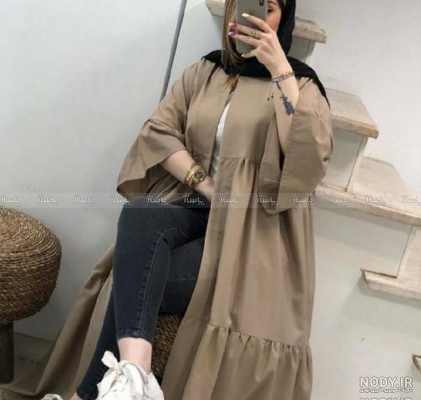 مدل مانتو کمر چین دار کوتاه مدل مانتو کمر چین دار کوتاه