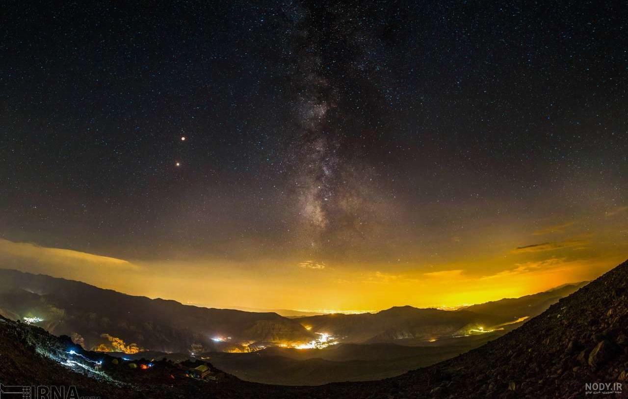 عکس خفن عکس کوه در شب