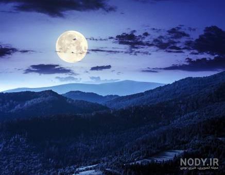 عکس خفن عکس کوه در شب