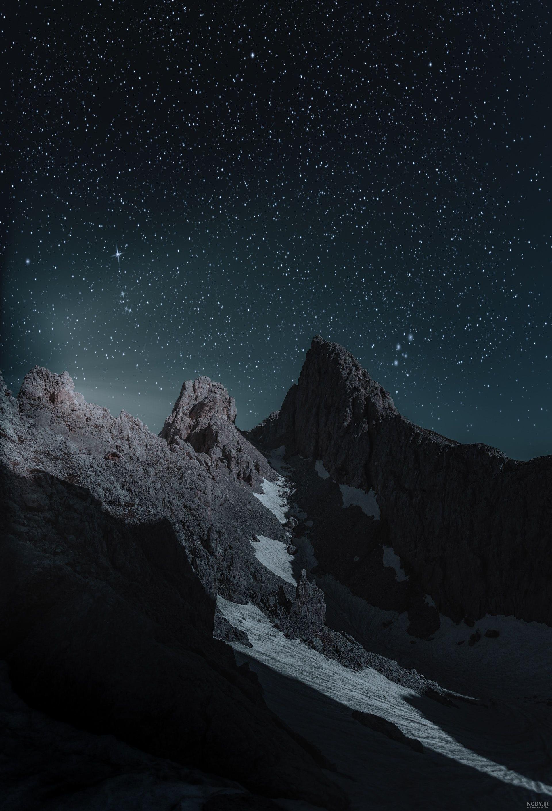 عکس خفن عکس کوه در شب