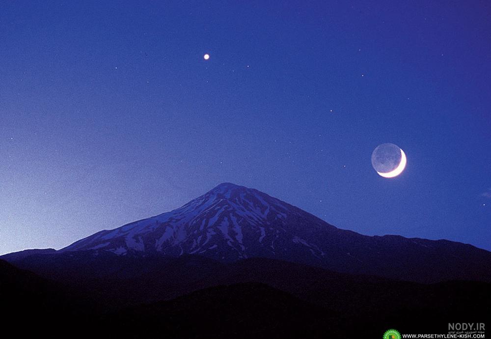 عکس خفن عکس کوه در شب