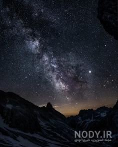 عکس خفن عکس کوه در شب