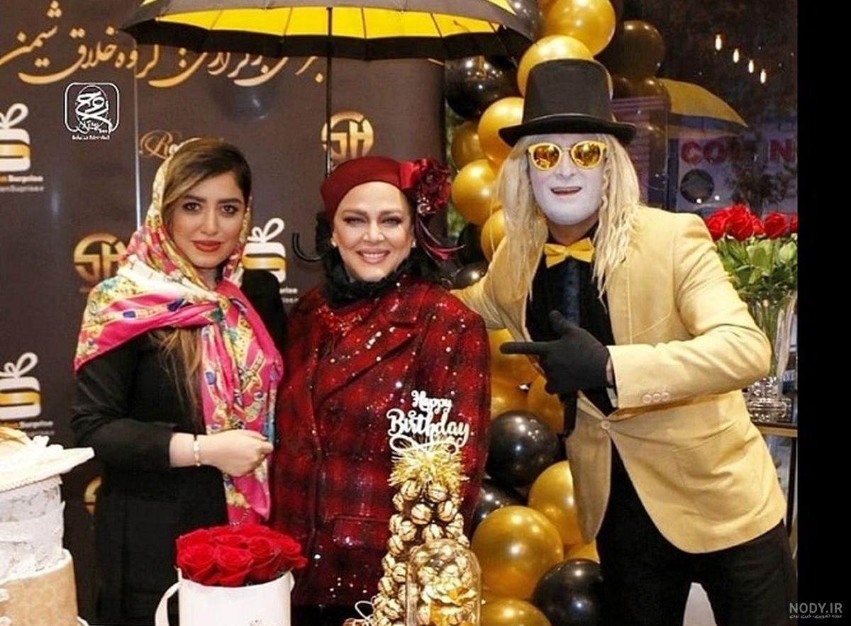 ژست عکس تولد با کیک