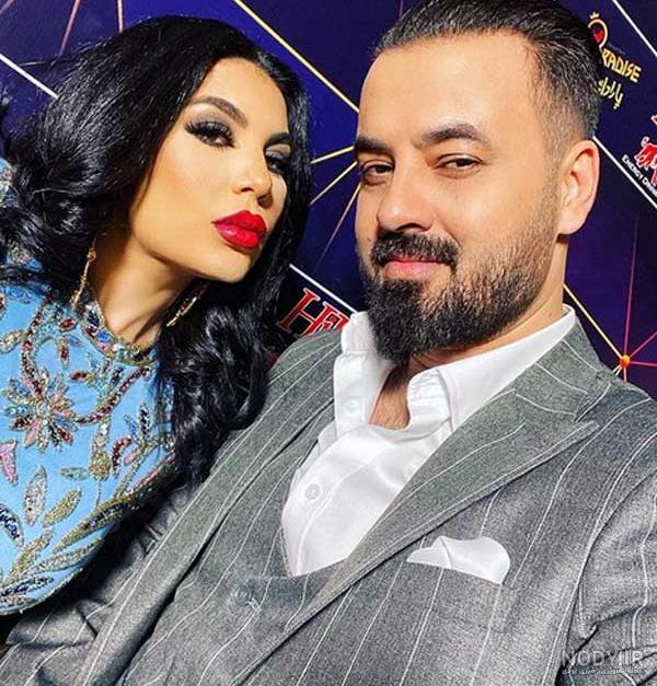 عکس آریانا سعید با شوهرش