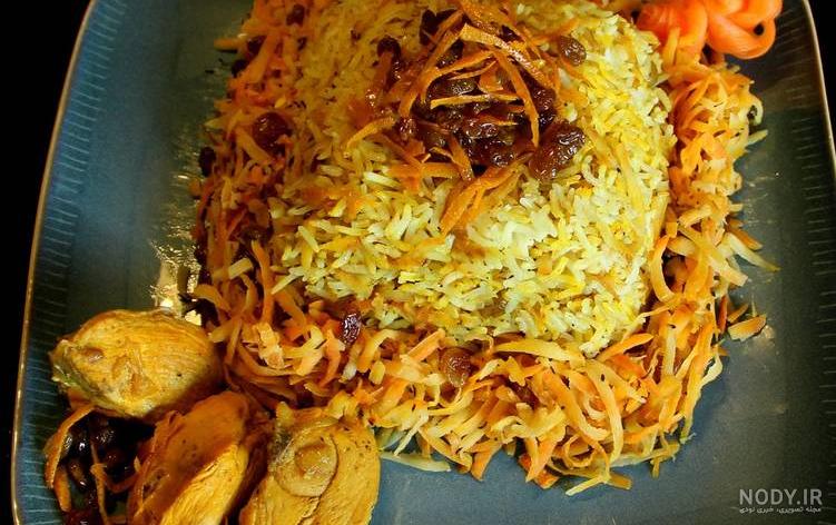 طرز تهیه شیرین پلو با کشمش