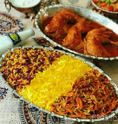 طرز تهیه شیرین پلو با گوشت